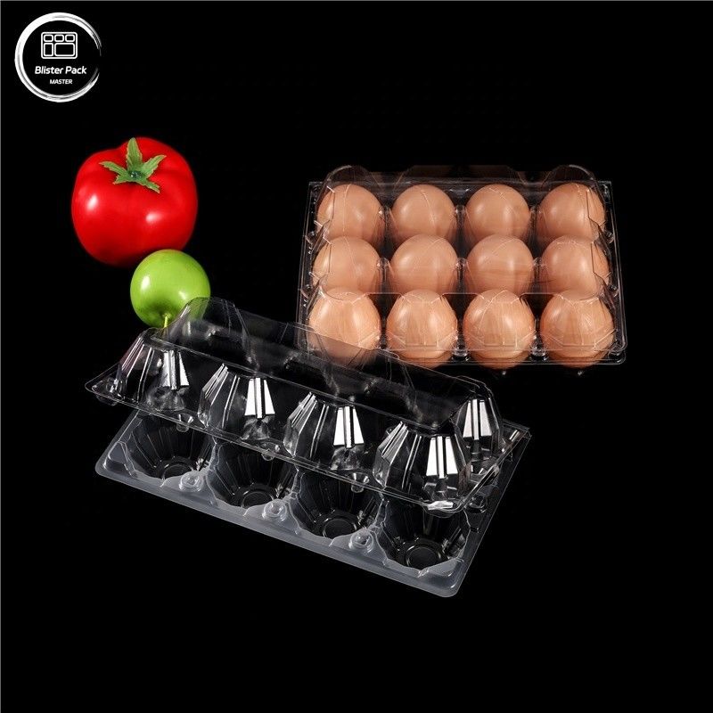 Çevre dostu 30 Paket Plastik Yumurta tutucular Taze çiftlik ürünleri için dayanıklı tavuk yumurta tepsileri