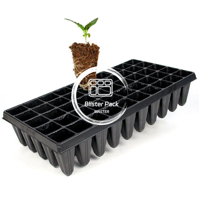 50 Hücreli Plastik Çiçekleme Tepsisi Etkili Bitki Büyümesi İçin Dayanıklı Tohum Başlatıcı Plug Tepsisi