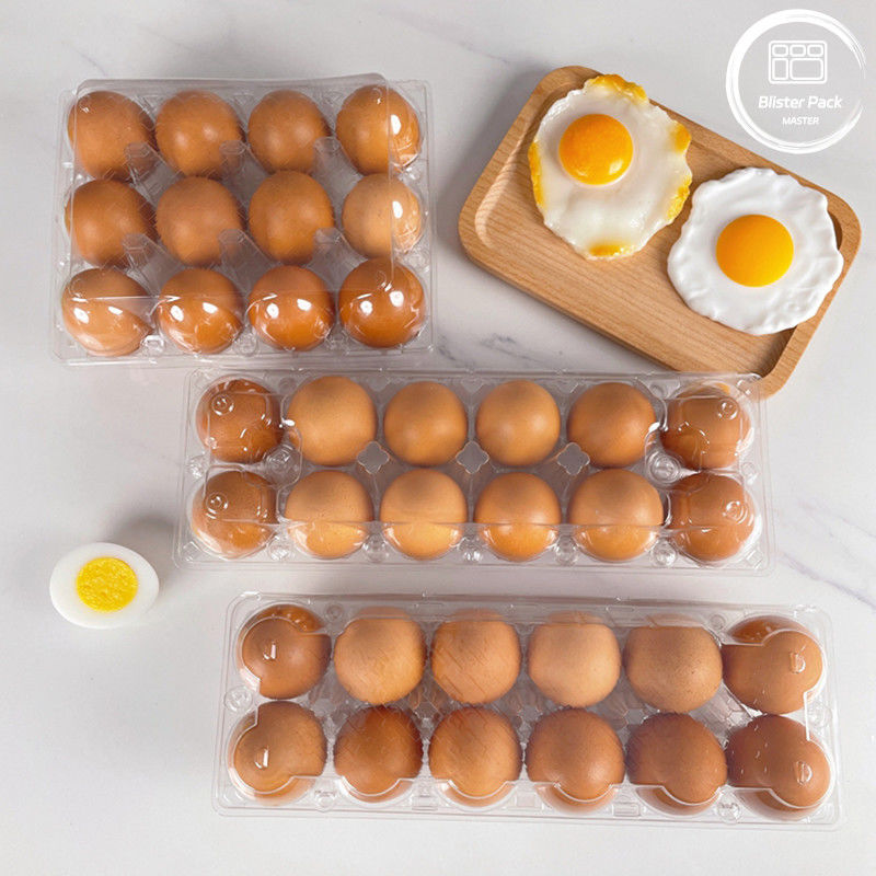 30 Delik Plastik Yumurta Tepsisi Emniyetli Yumurta Depolaması İçin Üreticiler tarafından Paketlenen Karton