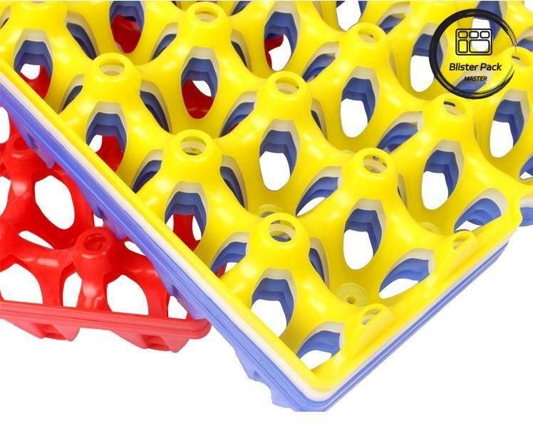 Tavuk yumurtaları için uygun fiyatlı 30 hücrelik plastik yumurta kabarcık tepsisi