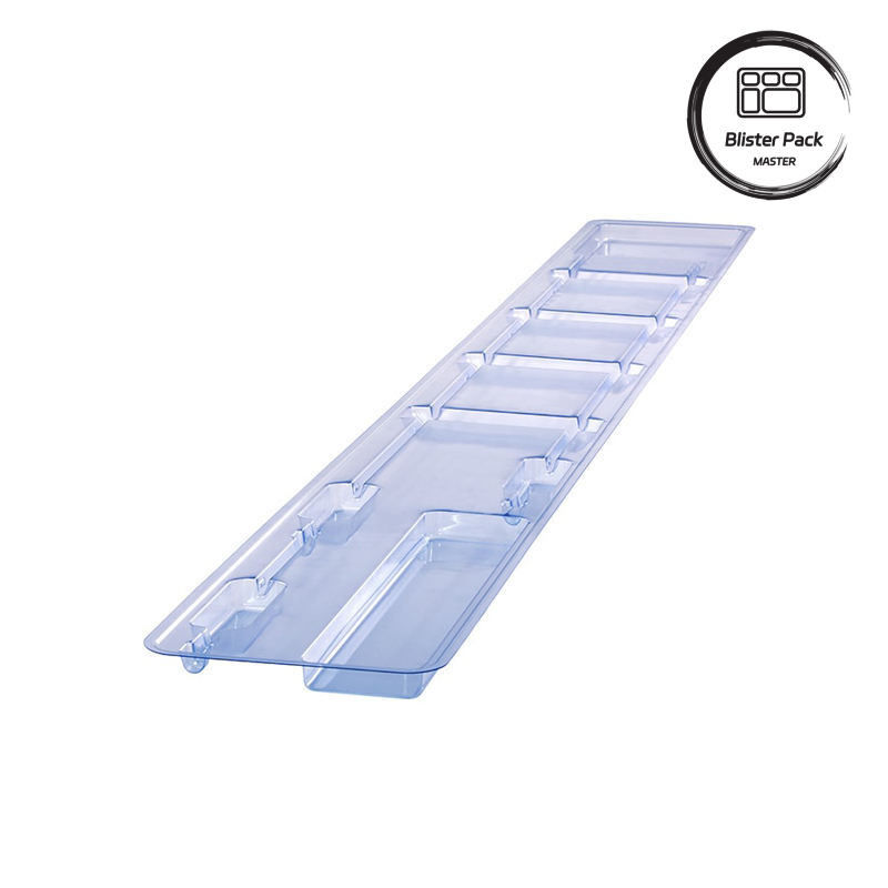 Özel PETG Blister Termoformed Plastik Tepsiler Tek kullanımlık tıbbi cihaz ambalajı