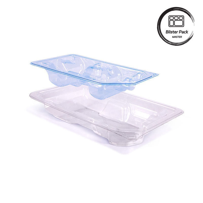 Özel PETG Blister Termoformed Plastik Tepsiler Tek kullanımlık tıbbi cihaz ambalajı