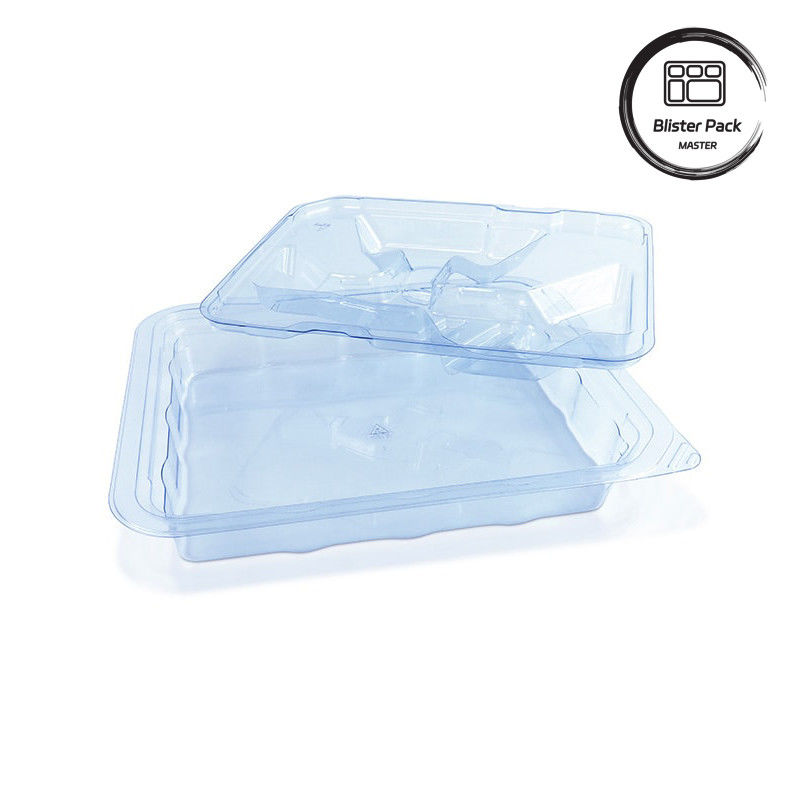 Özel PETG Blister Termoformed Plastik Tepsiler Tek kullanımlık tıbbi cihaz ambalajı