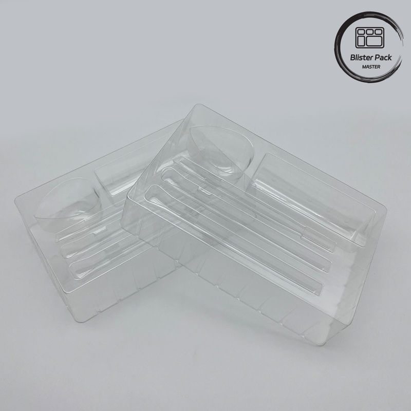 Özel PP PVC PET Plastik Tıbbi Blister Paketleri Tıbbi Gıda ve Elektronik İçin Düşük MOQ