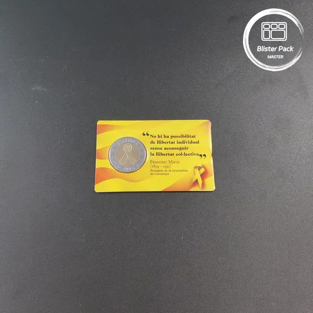 Açık Çift Özel Blister Ambalaj Karton Ambalajlı Paralar için Clamshell