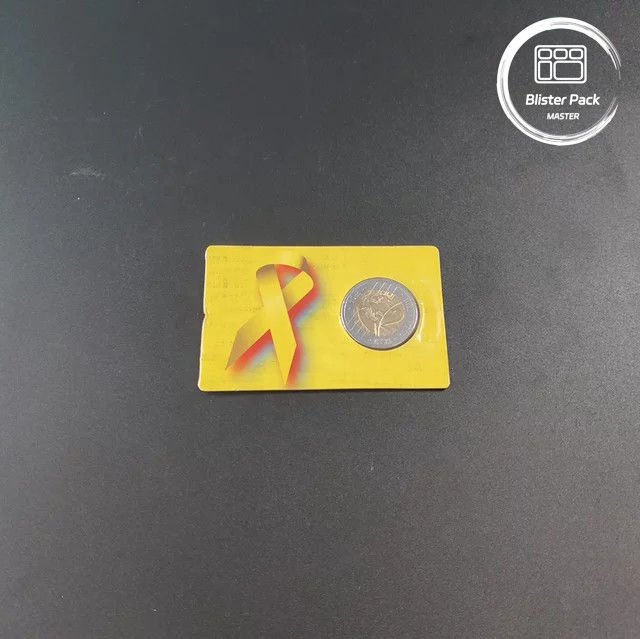 Açık Çift Özel Blister Ambalaj Karton Ambalajlı Paralar için Clamshell