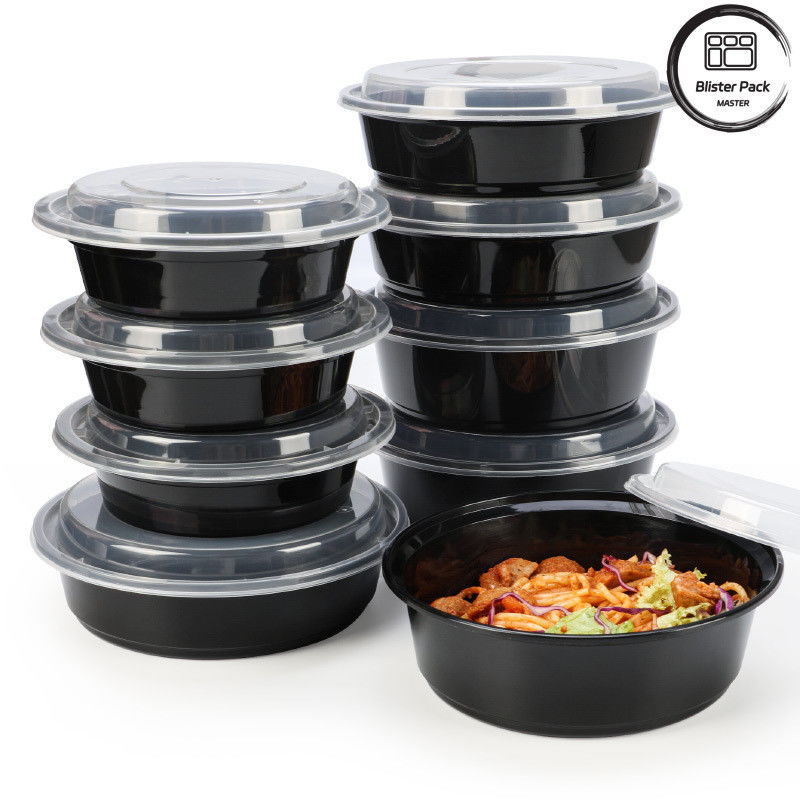 Tek kullanımlık salata kabukları BPA içermez Sızdırmaz Farklı Boyutlar 8oz 12oz 16oz 24oz 32oz