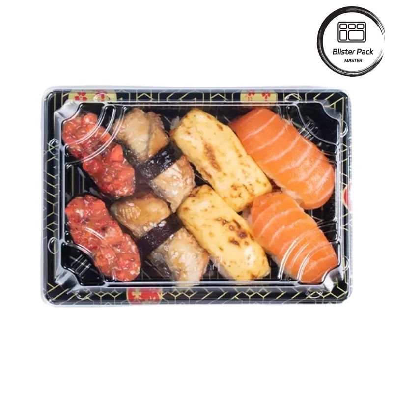 Premium Japon tarzı tek kullanımlık plastik suşi tepsisi Profesyonel ve ev kullanımı için idealdir