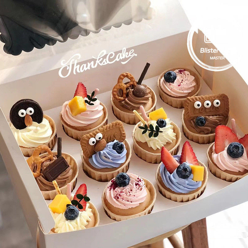 Premium Özel Kurabiye ve Donut Cake Blister Paketlemesi Markanıza göre uyarlanmıştır