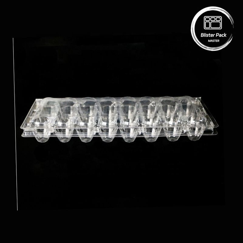 18 delikli tek kullanımlık kabarcık kabuklu karpuz yumurta kutusu güvenli ambalajlı plastik